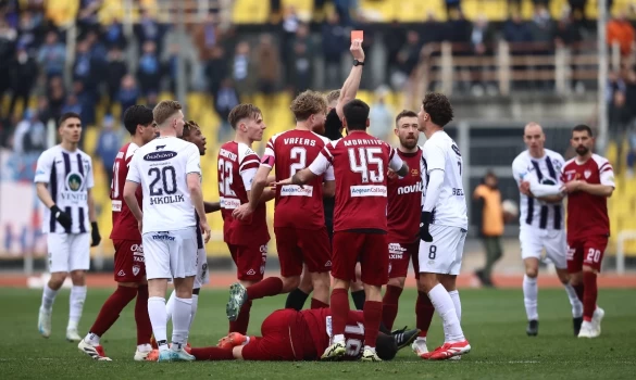 Ηρακλής - AEΛ 2-2: Ισόπαλο το ντέρμπι με ένταση και φωνές!