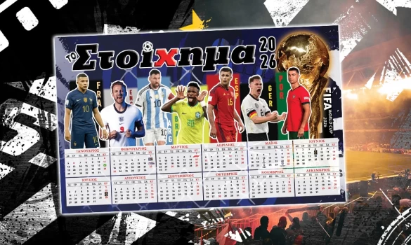 ΔΩΡΑ ΑΦΙΣΑ-ΗΜΕΡΟΛΟΓΙΟ ΜΕ ΤΟ “ΠΡΟΓΝΩΣΠΟΡ ΣΤΟΙΧΗΜΑ” (31/12)