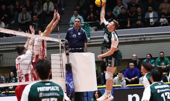 Volley League: Πήρε... σκούπα ο Παναθηναϊκός, 3-0 τον Ολυμπιακό!