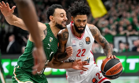 Ζαλγκίρις-Ολυμπιακός 99-94 (2η παρ): «Δήμιος» ο Γκος!