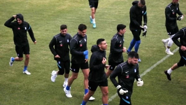 Πρώτη προπόνηση στην Πορταριά για την Εθνική Ελλάδας