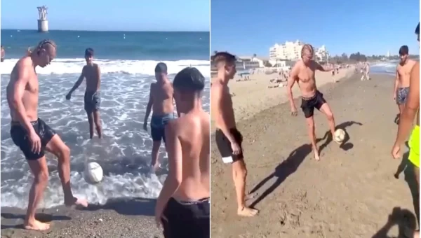 Μάντσεστερ Σίτι: Σκοράρει και στη… παραλία ο Χάαλαντ! (vid)