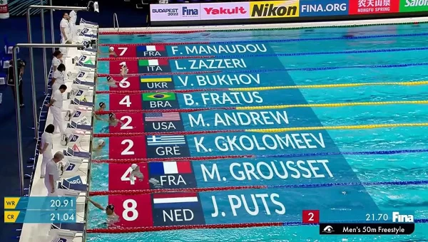 Ο Γκολομέεβ στον τελικό των 50 μέτρων ελεύθερο [vid]