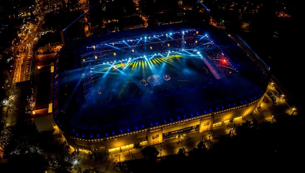 Φαντασμαγορικά εγκαίνια της ΑΕΚ για την «Αγιά-Σοφιά» Opap Arena [vids]