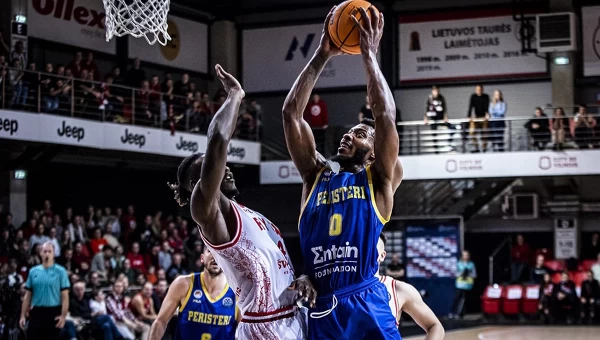BCL: Βαριά ήττα για το Περιστέρι στη Λιθουανία [vid]