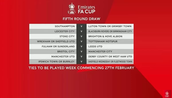 FA Cup: Η κλήρωση του 5ου γύρου [vid]