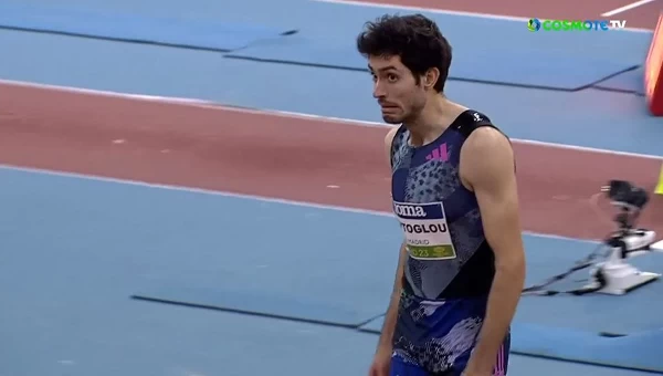 Μόνο 8,15μ. πήδηξε ο Τεντόγλου στη Μαδρίτη! [vid]