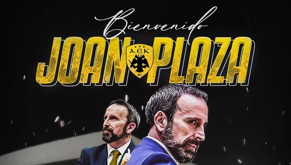 Ο Ζοάν Πλάθα στον πάγκο της ΑΕΚ [vid]