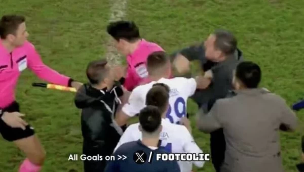 Επίθεση του προέδρου της Ανκαραγκουτσού με μπουνιές σε διαιτητή!