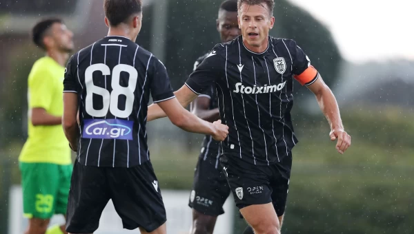 ΠΑΟΚ-ΑΕΚ Λάρνακας 2-1: «Καθάρισε» με Σβαμπ και Μουργκ