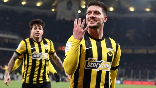 H ΑΕΚ διέλυσε τον Παναθηναϊκό με εξωγήινο Γιόβιτς