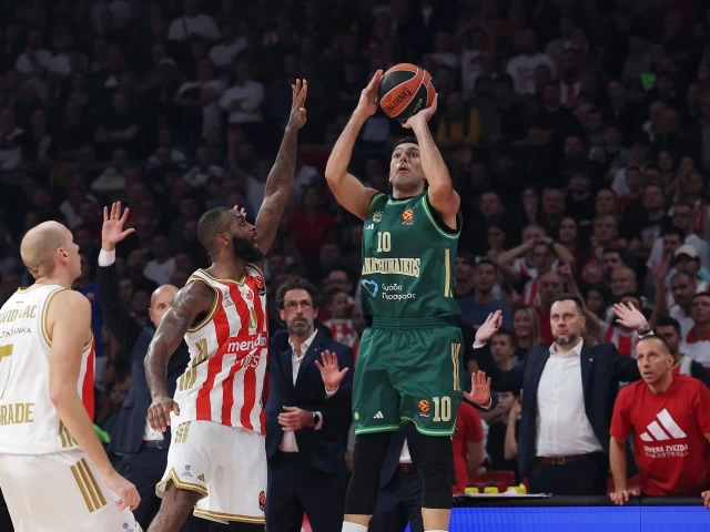 Ερυθρός Αστέρας - Παναθηναϊκός 86-68: Κατέρρευσε χωρίς αντίσταση