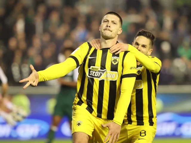 Παναθηναϊκός - ΑΕΚ 2-3: Ο Γιόβιτς υπέγραψε με χατ τρικ το ντέρμπι της Λεωφόρου!