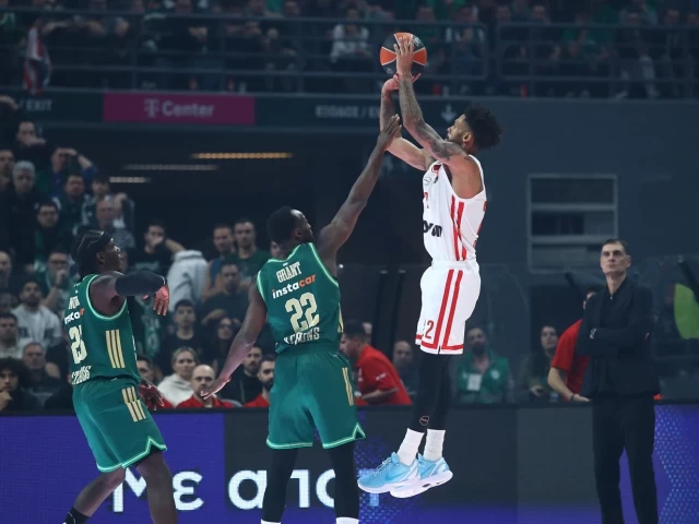 Παναθηναϊκός-Ολυμπιακός 82-87: Κόκκινο ατσάλι, διπλό στο ΟΑΚΑ και σερί 10-0!