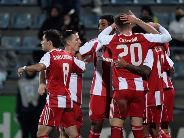 Αστέρας Τρίπολης - Ολυμπιακός 0-3: Ποντένσε,Ταρέμι υπέγραψαν το διπλό κορυφής