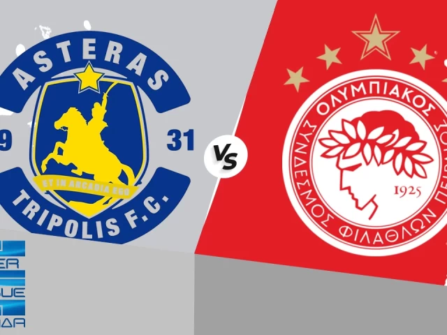 Super League: Αστέρας Τρίπολης - Ολυμπιακός, διπλό με… σφραγίδα και under