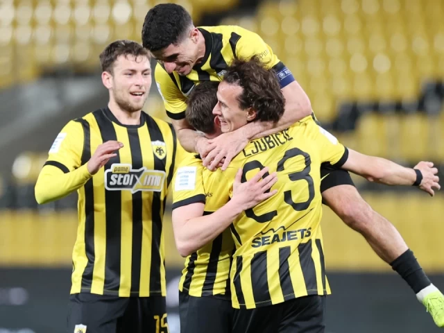 ΑΕΚ - Λεβαδειακός 4-0: Κιτρινόμαυρο πάρτι!