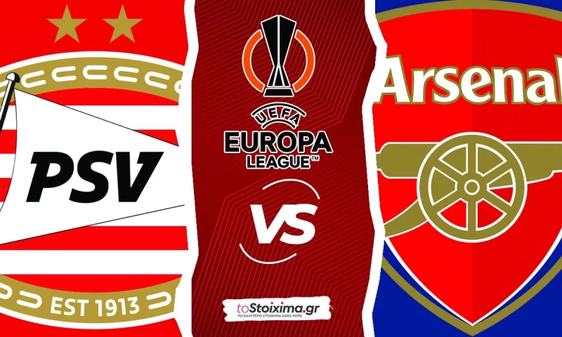 Europa League: Αϊντχόφεν – Αρσεναλ, “ξεφεύγει” το σκορ!