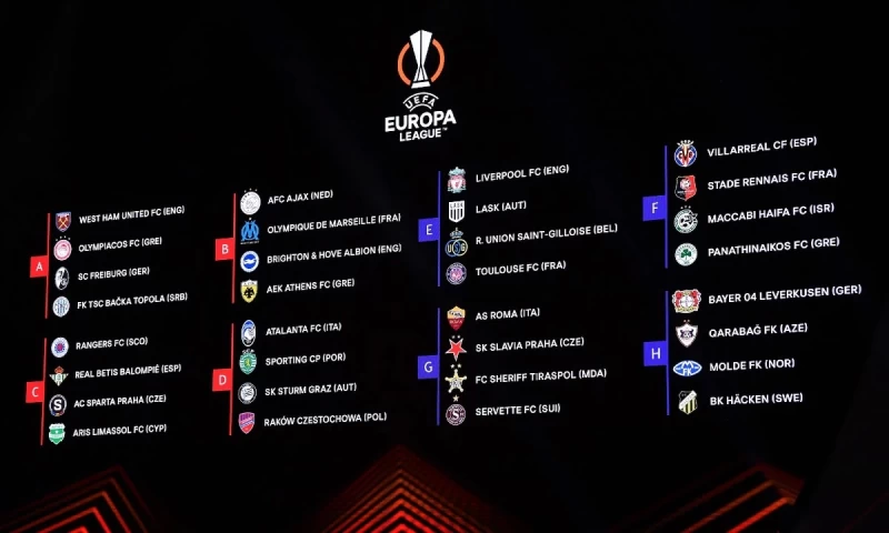 Europa League: Οι αντίπαλοι των ελληνικών ομάδων στη φάση των ομίλων