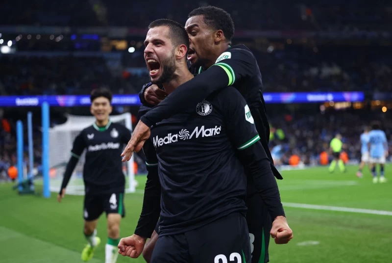 Champions League: «Ιπτάμενη» Φέγενορντ ξέρανε τη Σίτι με ανατροπή (3-3)