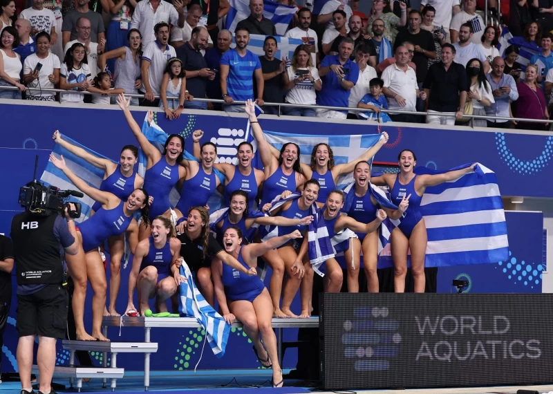 Χρυσές γοργόνες! Στην κορυφή του κόσμου τα κορίτσια της Εθνικής!