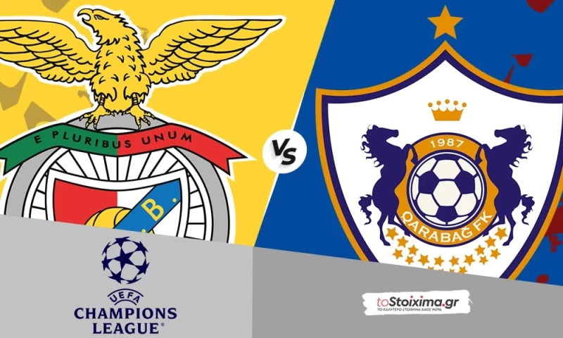 Champions League: Μπενφίκα - Καραμπάγκ, άλλη κλάση οι 