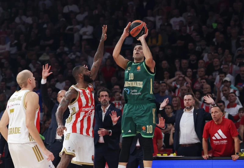 Ερυθρός Αστέρας - Παναθηναϊκός 86-68: Κατέρρευσε χωρίς αντίσταση