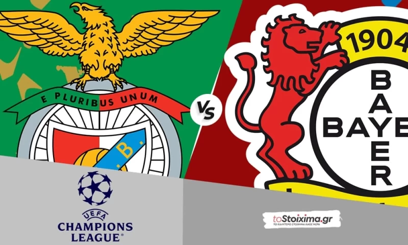 Champions League: Μπενφίκα – Λεβερκούζεν, ανοιχτό παιχνίδι στο Ντα Λουζ και αξία στα γκολ