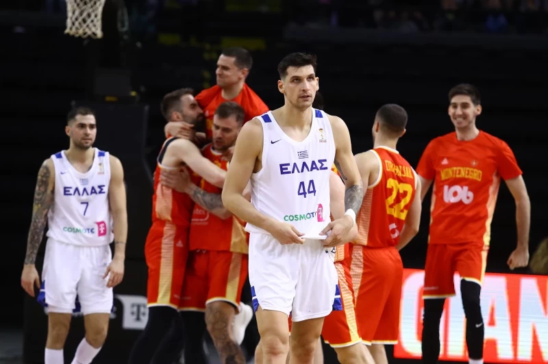 Μαυροβούνιο-Ελλάδα 67-65: Άστοχο τρίποντο, πικρό φινάλε